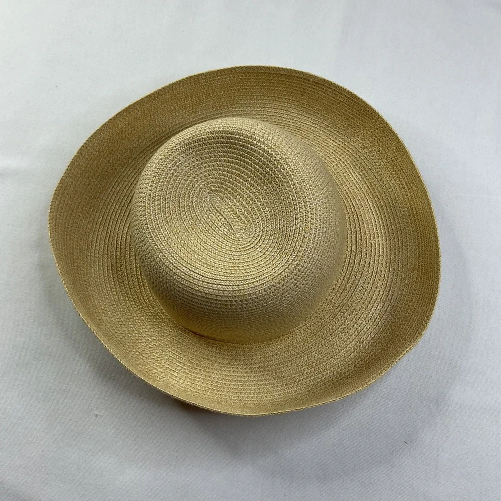 Betmar hat New York Tan Straw Sun Wide Brim Packable Summer Beach C166BUPPK